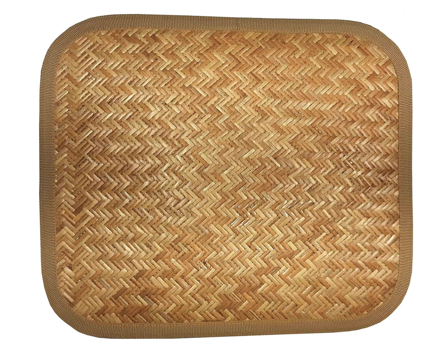 Hastasilpa Handwoven Banig (Sitalpati ) Dining Table Mat Set (12×10 inches) with Runner(12×49 inches) Heat Resistant Eco-friendly Placemat with Jute Border-BTM-01