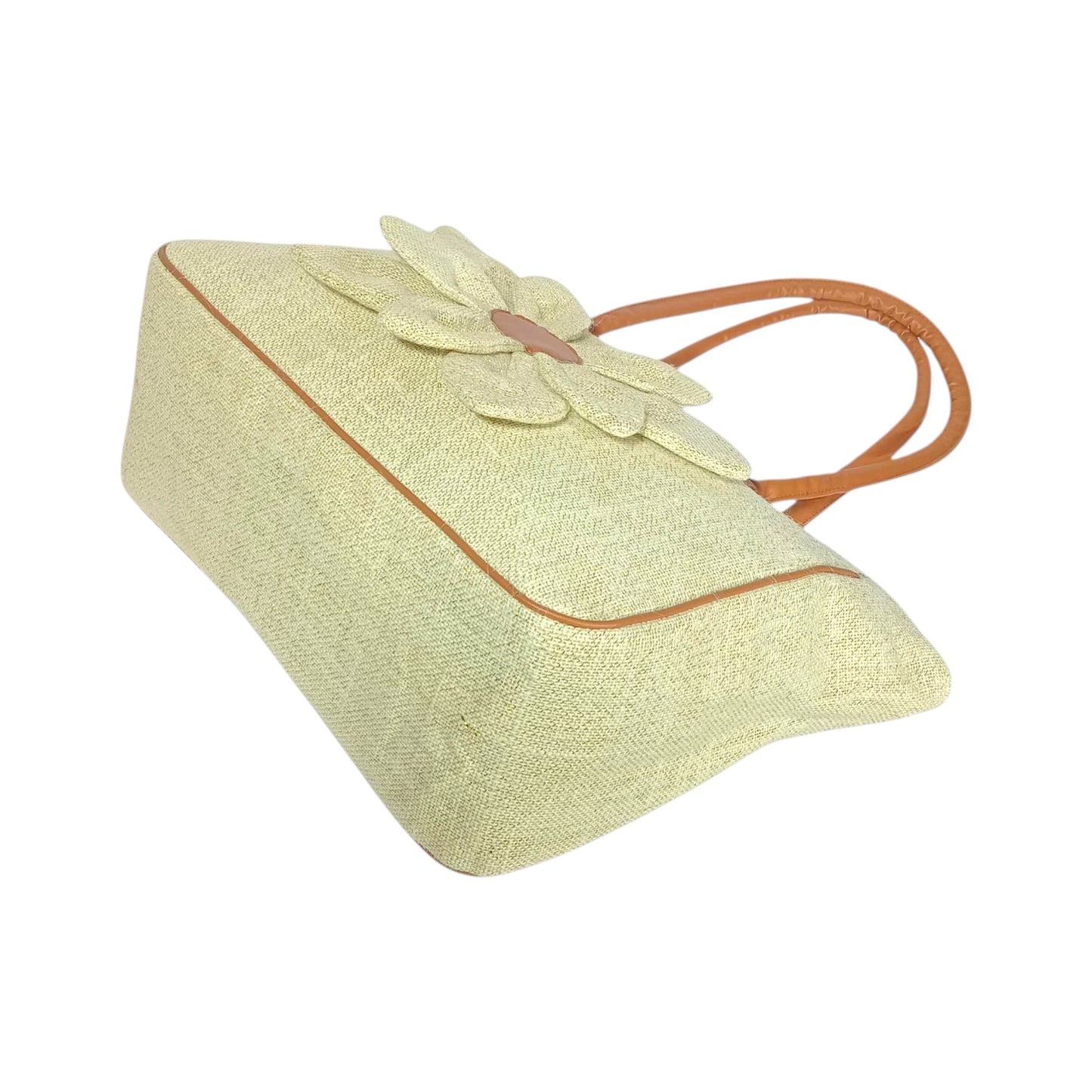 HASTASILPA Stylish Jute Shoulder Bag with Vegan Leather Handle | Handcrafted Elegance - 08