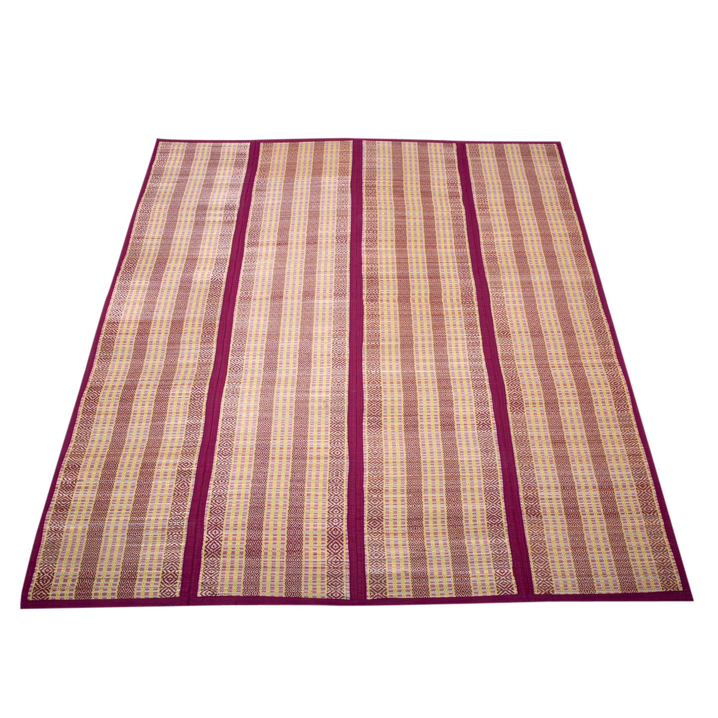 Hastasilpa Eco-Friendly Chatai Mat – Organic Handwoven Mat for Sleeping, Yoga, Picnic & Outdoor Use-T3-37