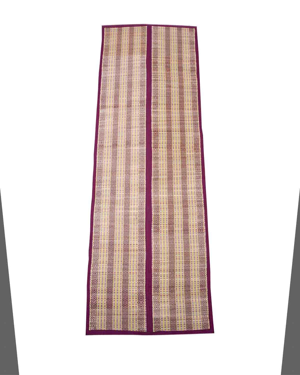 Hastasilpa Eco-Friendly Chatai Mat – Organic Handwoven Mat for Sleeping, Yoga, Picnic & Outdoor Use-T3-37