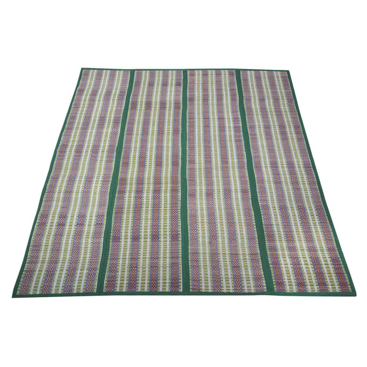 Hastasilpa Multi-Purpose Chatai Mat – Organic Cotton & Grass Mat for Home, Camping, Picnic, or Yoga -T3-39