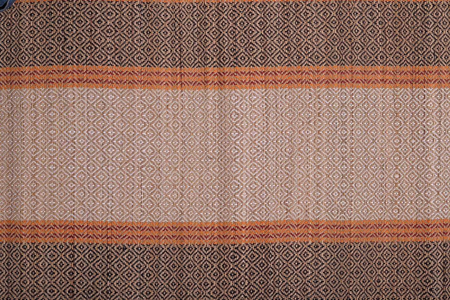Hastasilpa Handmade Madurkathi Chatai Mat – Eco-Friendly, Foldable Mat for Sleeping, Sitting, Yoga and More -T3-16