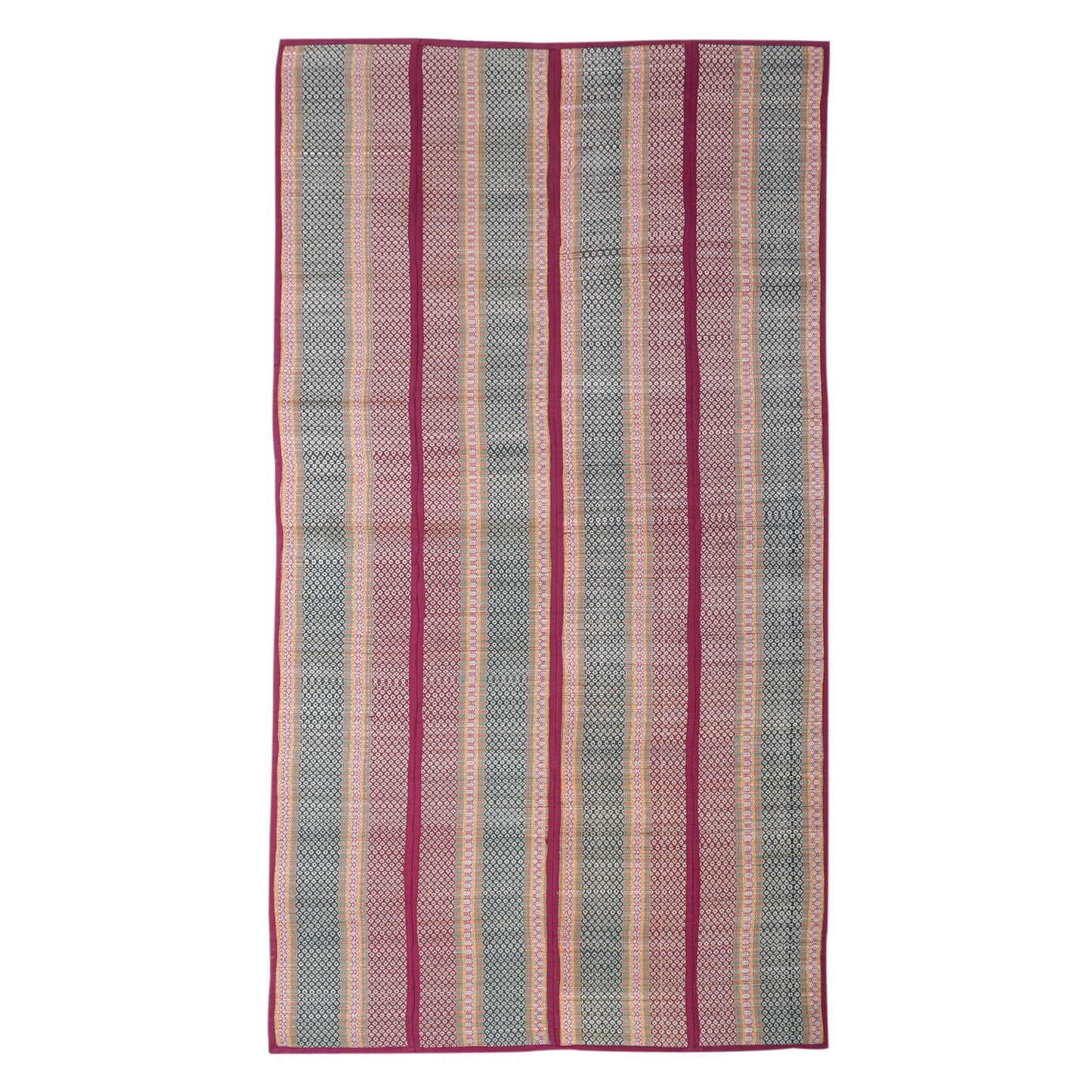 Hastasilpa Handmade Sustainable Yoga Mat Rug with bag – Natural Grass, Non-Toxic & Foldable (36 x 72 inches)