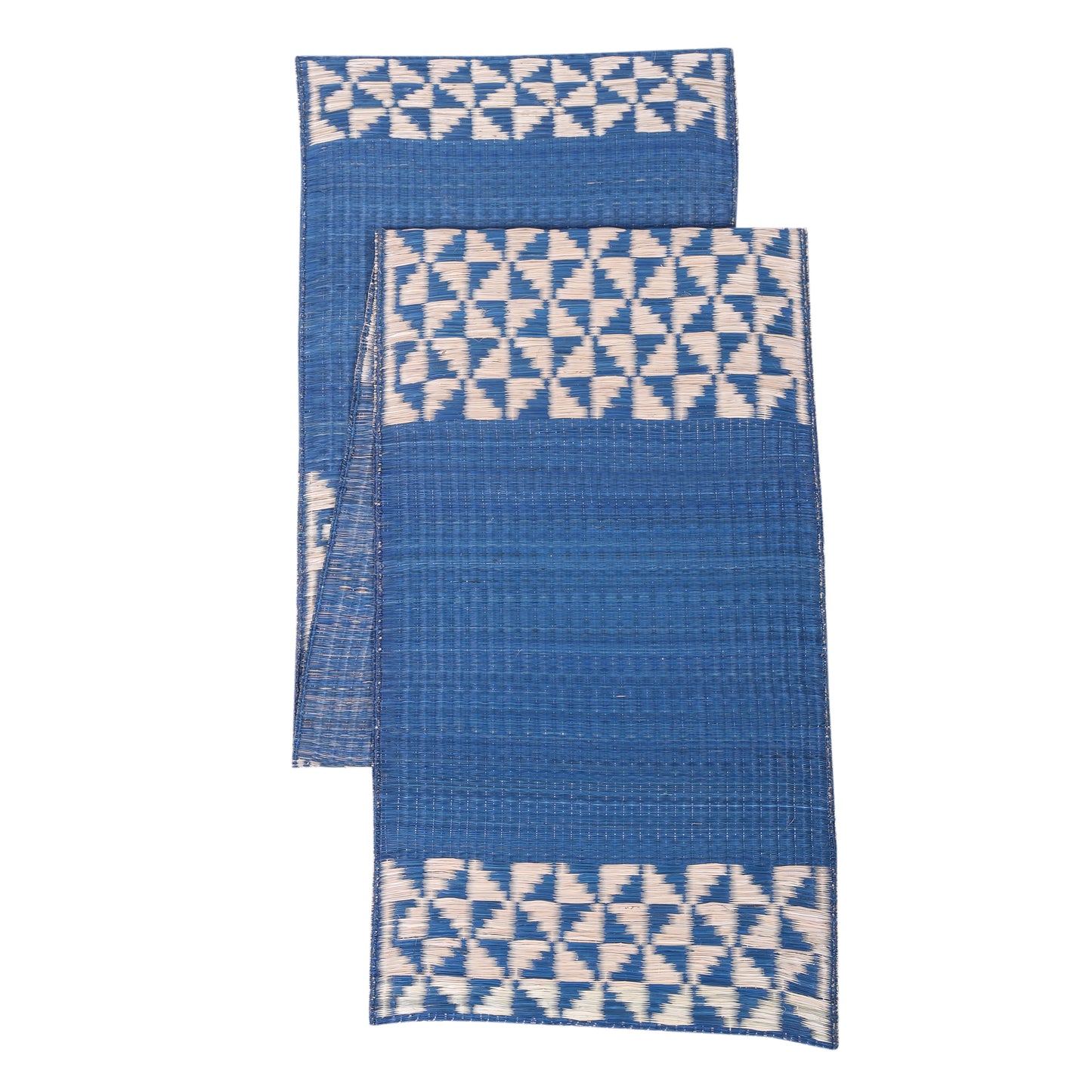 HastasilpaSustainable Table Runner & Placemat Set – 100% Organic Madurkathi Grass, Handmade in India
