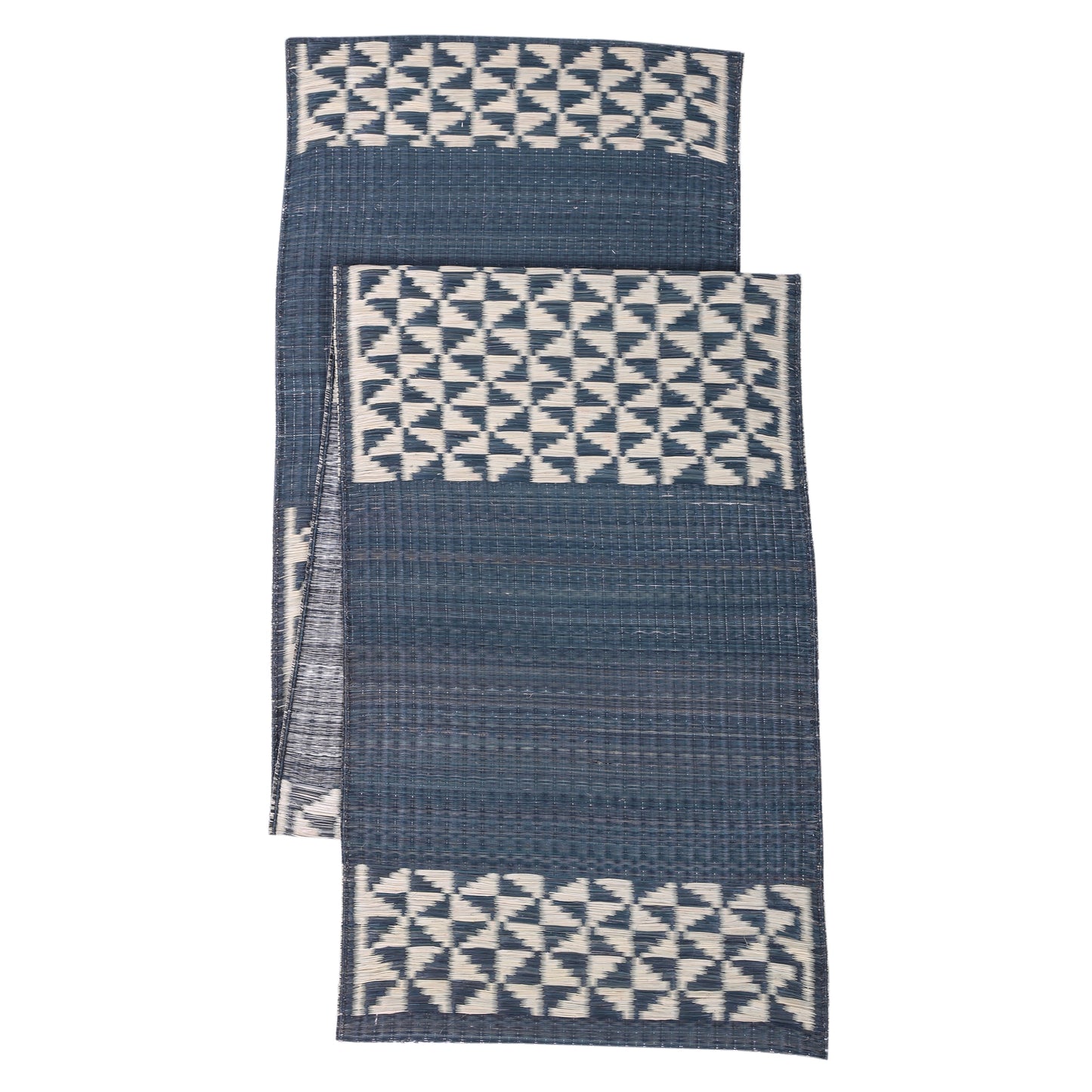 Hastasilpa Eco-Conscious Dining Set – Handwoven Madurkathi Grass Placemats & Runner (Pack of 7)