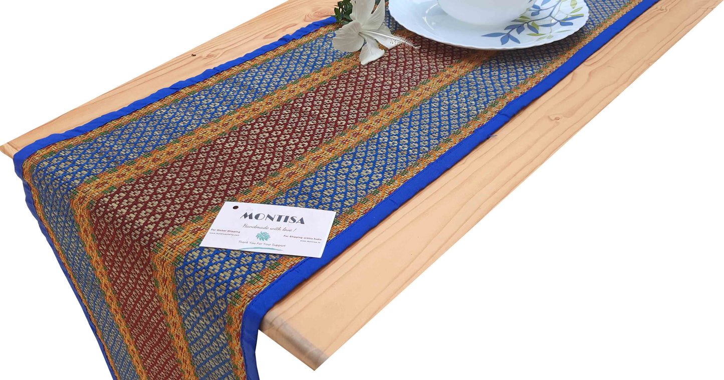 Hastasilpa Organic Woven Table Placemats – Natural Sea Grass, Handmade, Eco-Conscious Décor (Set of 6) - T3-02