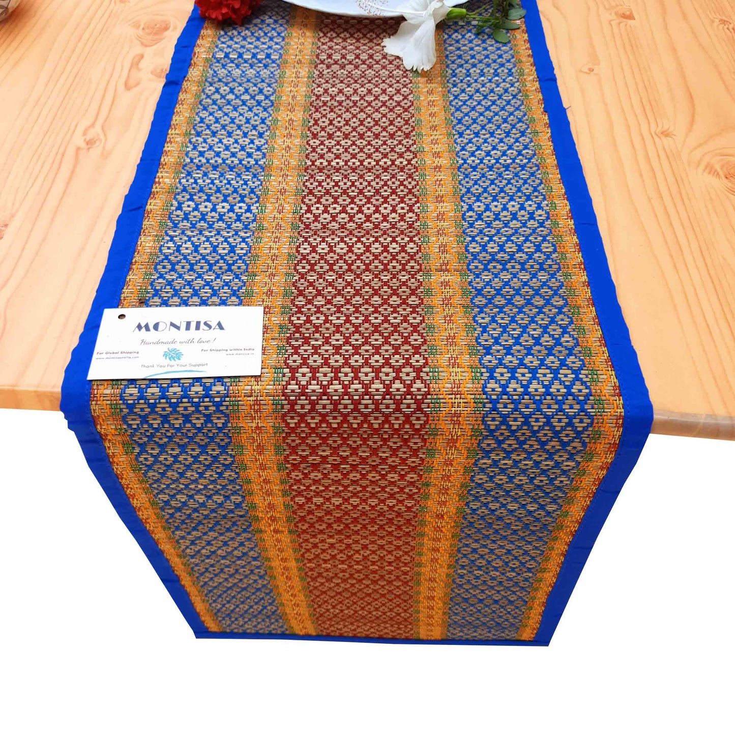 Hastasilpa Organic Woven Table Placemats – Natural Sea Grass, Handmade, Eco-Conscious Décor (Set of 6) - T3-02