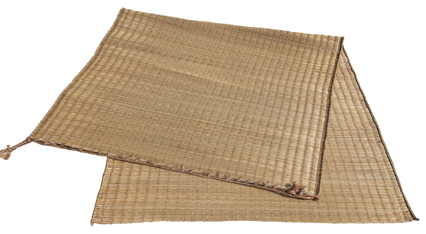 Eco-friendly Madur grass mat for pooja, yoga, and daily home use