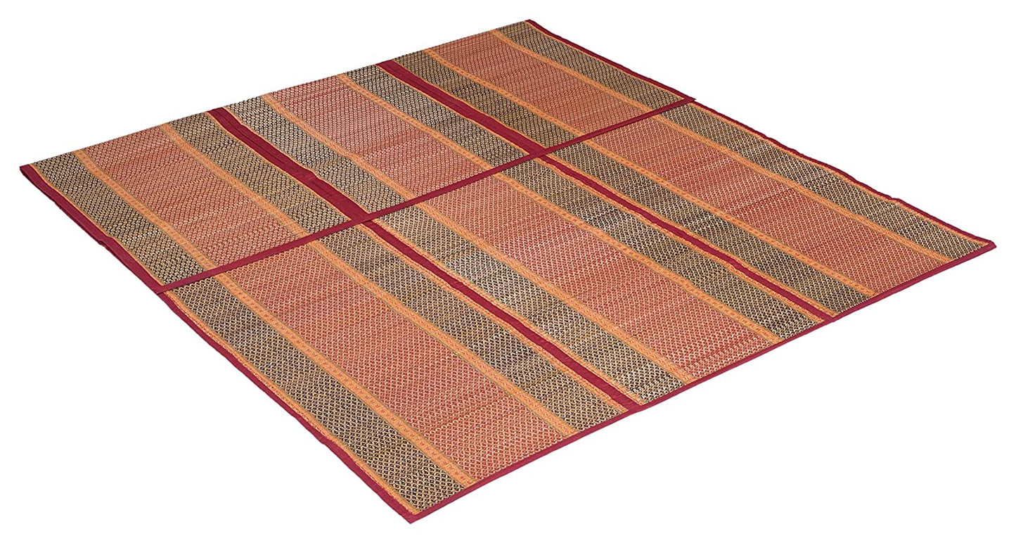 Foldable Chatai Mat for Balcony, Floor, or Guest Room – Madurkathi Reed