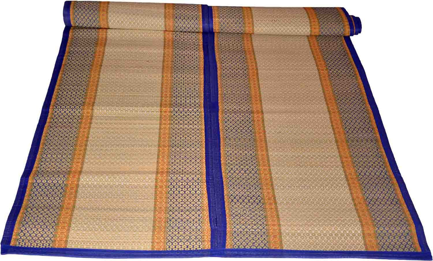 Foldable Madurkathi Grass Mat for Sleeping and Relaxing – Handwoven