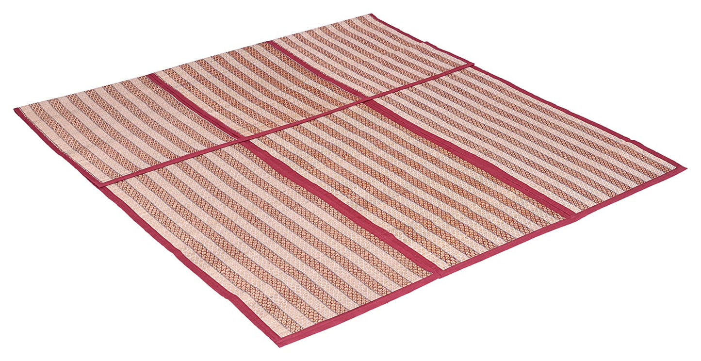 Handwoven Madurkathi Chatai Mat for Balcony and Terrace Sitting