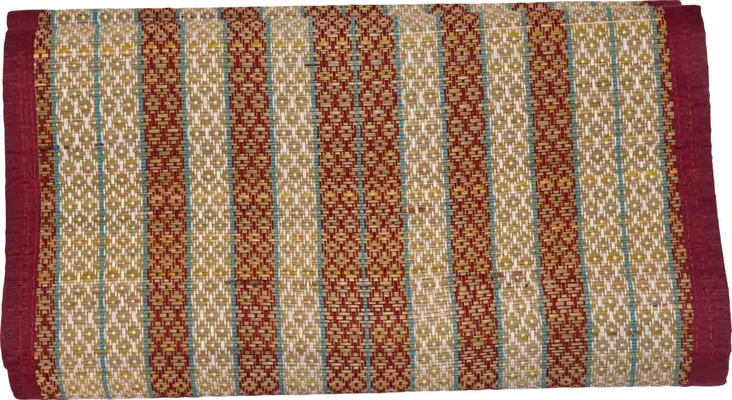 Traditional Foldable Chatai Mat for Yoga, Meditation, and Pooja