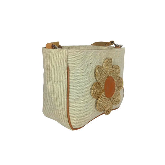 Hastasilpa Shoulder bag for women made of Oxford Jute Fabric with Shoulder strap-01