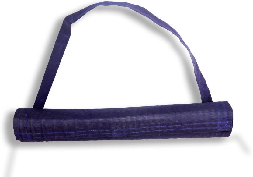 Hastasilpa Eco-friendly yoga mat with Shoulder strap made from natural river grass - Non-Toxic and Rollable 24 x 70 inches