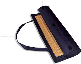 Hastasilpa Eco-friendly yoga mat with Shoulder strap made from natural river grass - Non-Toxic and Rollable 24 x 70 inches