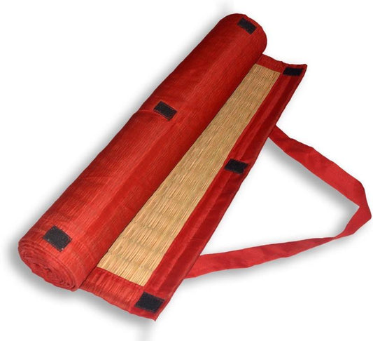 Hastasilpa Sustainable grass yoga mat for hot yoga - handwoven, Non-Toxic and Rollable 24 x 70 inches