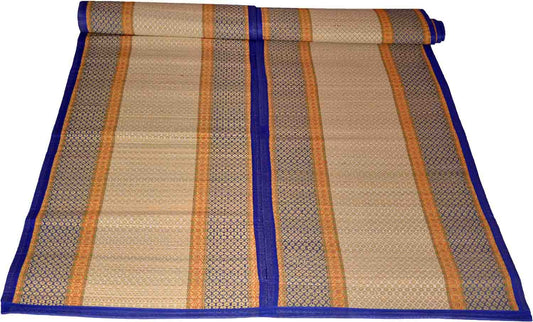 Hastasilpa Chatai Mat for a home for sleeping, sitting, yoga, picnic, indoor and outdoor use, handwoven and organic -T3-31