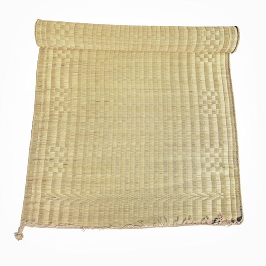 Hastasilpa Sustainable Chatai Mat  Double Strand Weaving – Organic Madurkathi Grass Rug for Living Room, Yoga, Meditation, Patio, and Rustic Home Decor