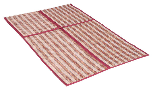 Hastasilpa Eco-Friendly Chatai Mat – Organic Handwoven Mat for Sleeping, Yoga, Picnic & Outdoor Use -T3-26