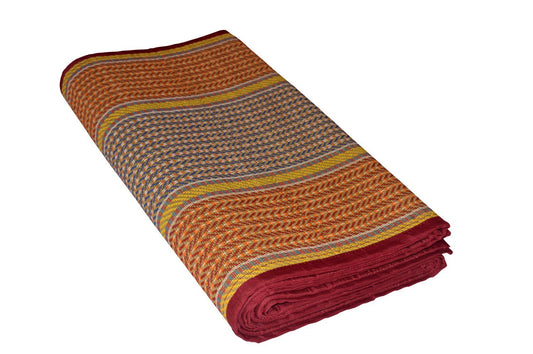 Hastasilpa Chatai Mat for a home for sleeping, sitting, yoga, picnic, indoor and outdoor use, handwoven and organic -T3-35