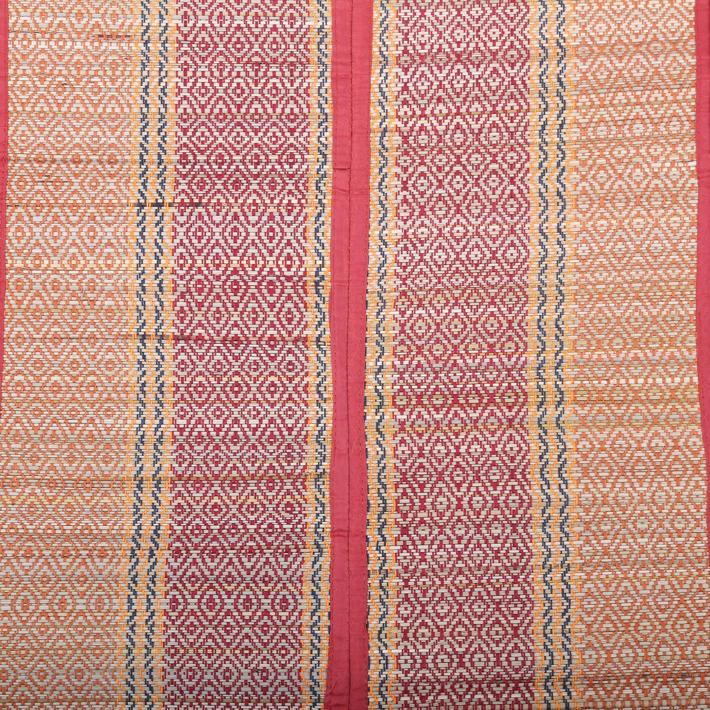 Hastasilpa Organic Yoga Mat with bag – Handwoven Eco Mat for Meditation & Travel (36 x 72 Inches))