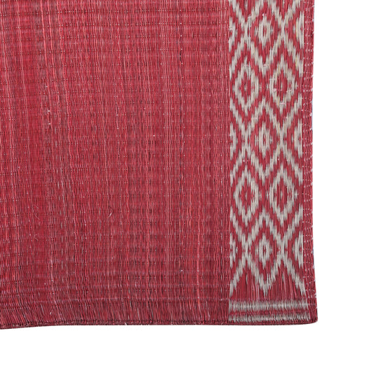 Hastasilpa Madurkathi Grass Placemats with Table Runner – 100% Natural, Plant-Dyed, Handmade Set