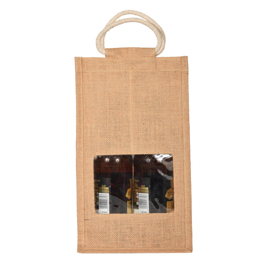Rustic wine gift bag